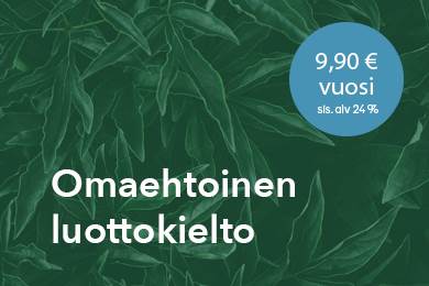 Omaehtoinen luottokielto