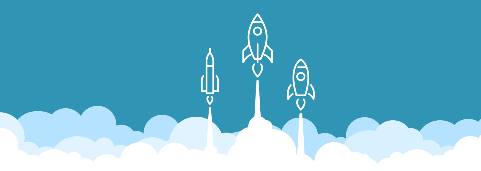 sketch-of-rockets-taking-off