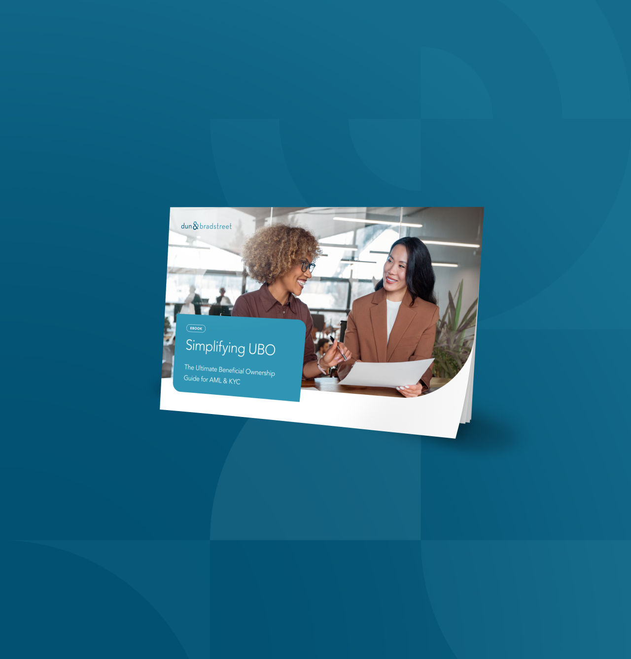 A mockup of Dun & Bradstreet's Simplifying UBO eBook