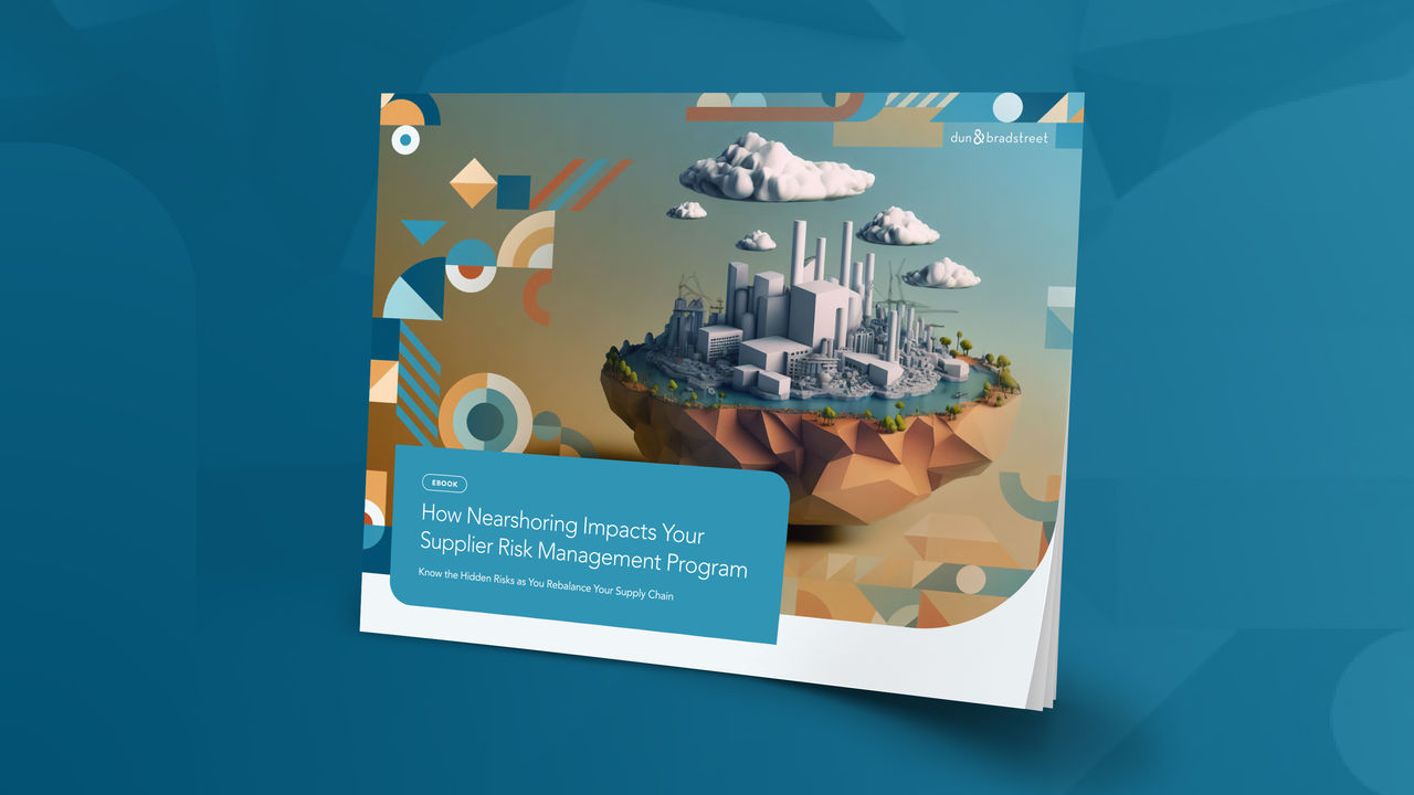 Mockup of Nearshoring Impacts Your Supplier Risk Management Program eBook